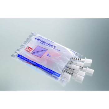 .Strzykawka z integralną igłą 1ml U-100 .